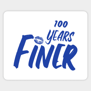 Zeta 100 Years Since 1920 Finer Cute Black Greek Apparel Sticker